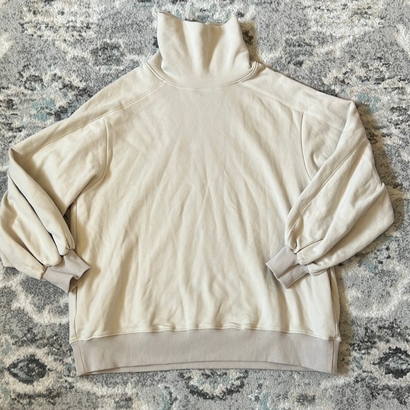 Nap Oversized Boxy Turtleneck Sweatshirt - Picture 2 of 9